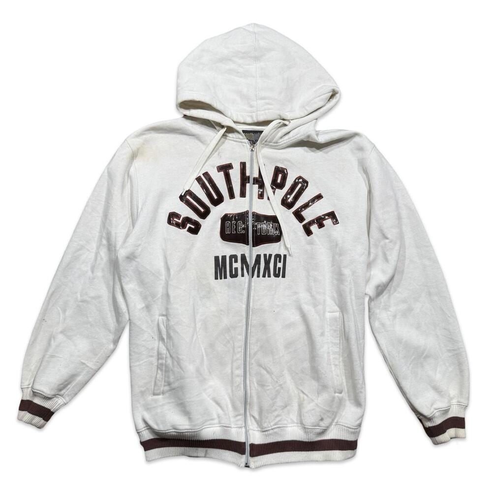 South Pole Y2K MCMXCI Embroidered Patch Hoodie